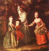 Sir Joshua Reynolds The Children of Edward Hollen Cruttenden oil painting reproduction